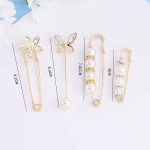 Adjustable Waist Cincher Pin Womens Fashion Accessories Elastic Belt Clip Fastener Anti-Light Pin Fixed Clothes Brooch