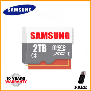 Sansung Memory Card   100% Original (Free Card Reader) (Free Shipping) 128GB 256GB 512GB 1024GB 2000GB 1TB Micro SDHC UHS-I Card Class 10 (Speed up to 120MB/s)