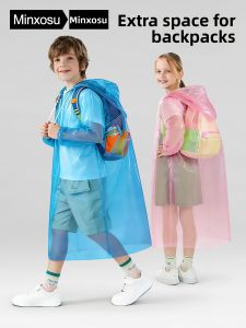 MINXOSU | Student Backpack-friendly Raincoat