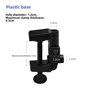 Aluminum Alloy I-Beam Arm Phone Holder Clip Metal Base Lock Table Lamp Clip Horse Buckle Desktop Bedside Universal Support