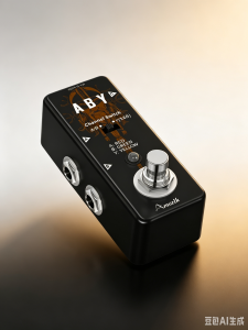 AMUZIK LEF-330 ABY Switch Pedal Passive Signal Splitter Combiner True Bypass Mini Metal Guitar Accessory