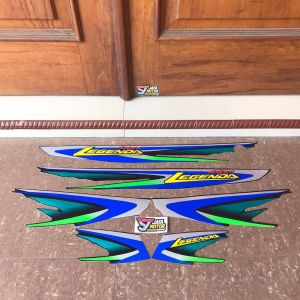 Striping Body motor Honda Legenda (biru)