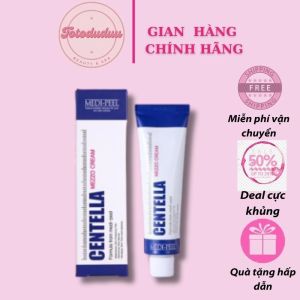 [HCM]Kem Đánh Bay Làm Sạch Mụn Phục Hồi Da Chiết xuất Rau Má Medi-Peel Centella Cream 30ml