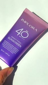 IMPLORA PERFECT SHIELD SPF 30+ SPF 40+ SUNSCREEN SPF 40+