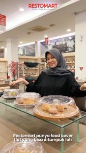 Penutup Makanan Round 25.4 cm RESTOMART Polycarbonate