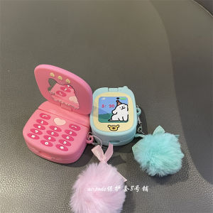 Cute Little Dog Flip Cover Bluetooth Earphone Protective Case for  AirPods pro 1st 2nd 3rd 4th Gen Silicone Soft Shell Digital Accessories