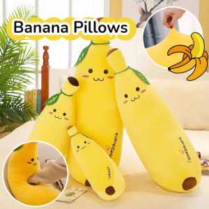Soft Cartoon Smile Banana Plush Toys: A Comfortable Stuffed Fruit Cushion Pillow