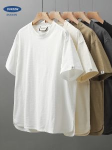 DUKEEN | Solid Color Loose American Style T-Shirt 300g
