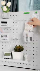 Bảng treo đồ Pegboard HyperWork Aster PG02 | Set up bàn làm việc - Bảo Hành 12 Tháng