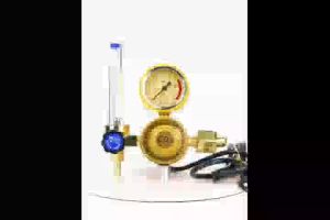Loviver Mig Tig Flow Meter Regulator CO2 Gas Welding Regulator Gauge Gas Welder