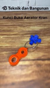 Water Faucet Aerator / Kunci Buka Aerator Luar + Dalam Kran ABD