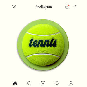 Magsafe Magnetic Desktop Phone Stand Portable Stereoscopic Tennis Shape Mobile Phone Holder Creative Personalized Mens Womens