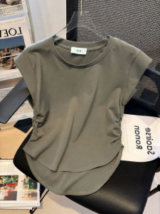 Designer Short T-shirt Irregular Style
