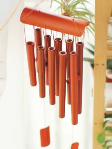 Đồ Trang Trí Cổ Điển Bằng Tre Treo Chuông Gió Bằng Gỗ Tròn Cho Ban Công Đồ Trang Trí Nhà Ngoài Trời Theo Phong Cách Cổ Điển