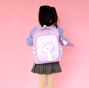 Balo chống gù 3D cho bé trai bé gái có phản quang