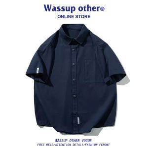 Casual Pure Color Short Sleeve Shirt