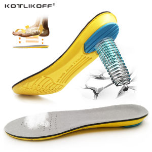 KOTLIKOFF Breathable Soft Sport Insoles Memory Foam Shoe Inserts Pad Outdoor Running Silicone Gel Cushion Orthopedic Insoles