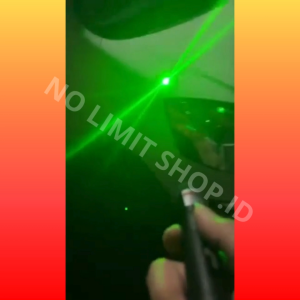 NEW COD TaffLED Laser Pointer Hijau Jarak Jauh Presentasi Green Beam 1mW 532nm + Baterai dan Charger