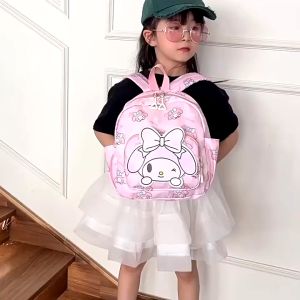Sanrio School Bag Cinnamoroll My Melody beg sekolah budak perempuan Tarp Cute Girl Heart Backpack Kuromi Bag Children