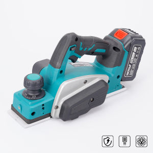Rechargeable Cordless Electric Planer 18V 15000rpm Electric Router Trimmer With Wrench Wood Cutting Machine Woodworking Tool For Makita Battery(NO BATTERY)