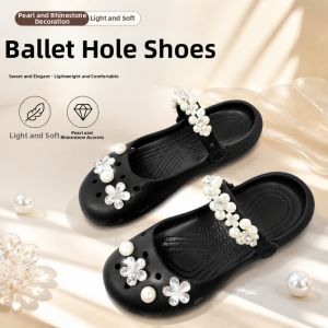JIFANPAUL | Beach Slip-resistant Breathable Hollow Ballet Nurse Flats