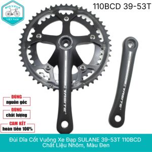 Đùi Dĩa (Giò Dĩa) Nhôm Xe Đạp 2 Tầng SULANE 39-53T – Cốt Vuông Bền Chắc