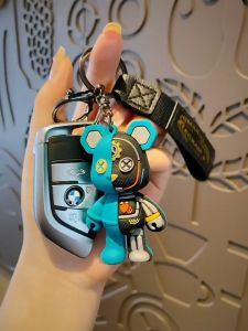 Keychain cute shoes personality couple boys and girls student bag car key chain pendant Key Ring rantai kunci