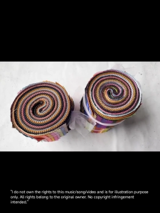 (LJK-L)50 PLAIN COLORFUL ASSORTED Jelly Roll Fabric Patching Strips 6.5cmX25cm 50% Polyester 50% Cotton DIY Projects
