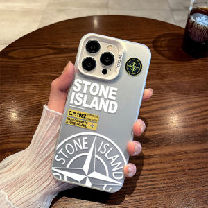 Phone Case For Funda Samsung Galaxy S24 S23 S24Ultra S23Ultra Stone Island Printed Capas Note 20 Ultra Note20 S23FE Phone Casing Lens Protection Shockproof Protective Cover TPU PC Back Capas S24Plus S23+