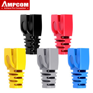 Ampcom 50 cái RJ45 Cáp mạng Ethernet căng thẳng Relief khởi động Cáp kết nối Nắp ổ cắm cho Cat5 CAT5e CAT6