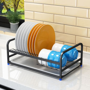 ชั้นวางจานในห้องครัว ชั้นคว่ำจาน ชั้นเก็บจานในห้องครัว สแตนเลสเกรต304