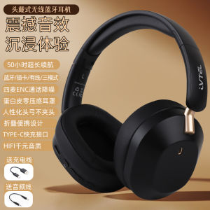Noise Reduction Bluetooth Headset Wireless Overhead High Definition Sound Quality Gaming Esports Headphones Long Battery Life No Pain