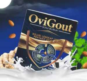 1BOX OVIGOUT (12SACHET) susu buat asam urat sendi kolestrol Asli - Default