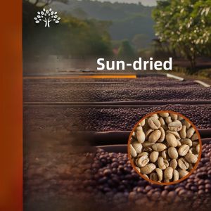 Namy Estate Lychee Juice Orange 2.0 Sun-Dried Arabica Coffee Green Beans Raw Material Substitutes Roasting 1KG Bag Packaging