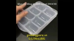 Khay trữ đông đồ ăn dặm cho bé Amori INOCHI hộp bảo quản thực phẩm trẻ em tập ăn nhựa nguyên sinh an toàn sức khỏe