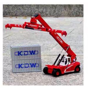 Mô hình xe xếp thùng container hợp kim 1:50