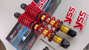 โช้คหลัง YSS แท้ 100% รุ่น DTG-PLUS สำหรับ NMAX ปี 2020 ขึ้นไป ขนาด 310 mm. โช้คแต่ง NMAX2020 มีรับประกัน 6เดือน แก๊ส - น้ำมัน ( 1คู่ )