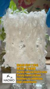 【HAOWO】9g 燕条饼 免挑毛 燕窝 Dried Bird’s Nest Sarang Burung Walit