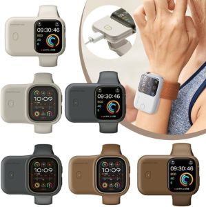 Portable Magnetic Charging Base 1200mAh For Apple Watch 9 8 7 6 5 4 SE Ultra 2 Smart Watch Fast Charging Device Wireless Sports Charging Case Mini Power Bank For iWatch 40/41mm 44/45mm 49mm