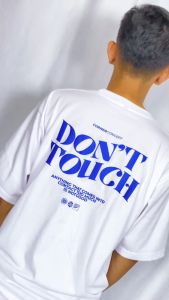 Kaos Oversize Dont Touch Anything: Bahan Katun Berkualitas & Desain Unik