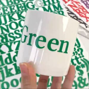 DIY A4 Size Alphabet Stickers: Colorful & Waterproof