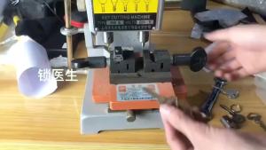 GOSO Special Vertical Clamp Auxiliary Double-Sided Tooth Opening Fixture Locksmith Tool