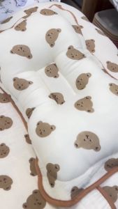 ม้วนลายการ์ตูน สำหรับเด็กทารก 0-12M หมอนรองศีรษะ ป้องกันการม้วน