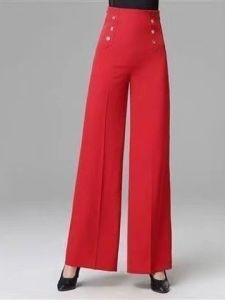 High Waist Micro Flared Casual Pants Womens Solid Color Loose Fit Long Trousers Street Style Summer Fashion plus Size