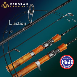 NEW | FUJI guides | UL action/ Fast power | Carbon fiber | fishing rod | spinning /casting rod | cedar wood handle | Advanced Fishing Rod| length 1.45M/1.65M