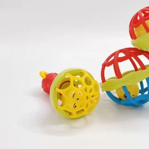 Baby Musical Rattles Soft Ball Handbell Teethers Newborn Infant 软胶可咬牙胶摇铃棒 Early Education Learning Baby Toddler Toys Mainan Baby (2180)