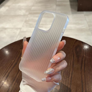 Corrugated Matte Soft Silicone Phone Case for IPhone 17 Air 16 15 14 13 12 Pro Max 17Air 17Pro i17 Clear Shockproof Bumper Cover