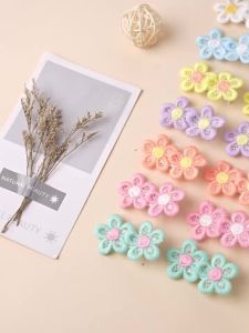 14 Chiếc Kẹp Tóc Hình Hoa Cúc Thêu Dành Cho Bé Gái Kẹp Tóc Nhỏ Xinh Cài Tóc Phụ Kiện Trang Trí Tóc Cho Bé Phụ Kiện Thân Thiện Với Trẻ Em