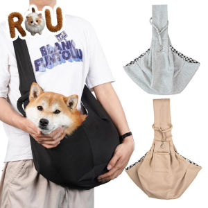 Pet Crossbody Shoulder Bag Outdoor Travel Portable Cat Puppy Sling Bag Cotton Comfortable Tote Pet Carrying Supplies