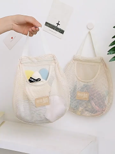 HOVELSHOP Tas Jaring Belanja Gantung Tempat Penyimpanan Buah Sayur Perlengkapan Dapur Rumah Serbaguna
